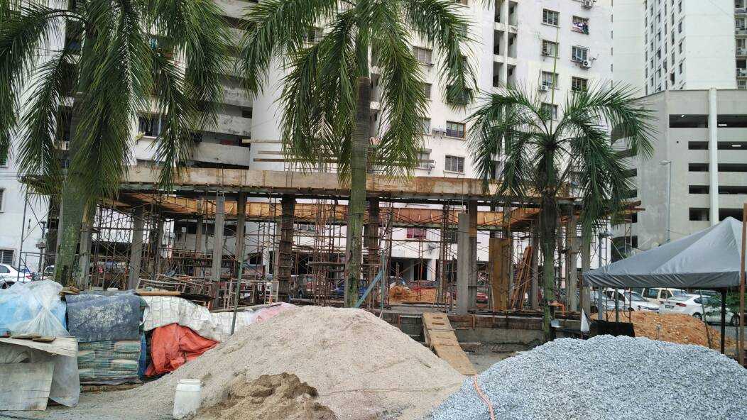 Construction of new Surau An-Nuur
